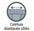 ceinture élastiquée