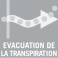 Pictogramme évacuation de la transpiration