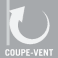 Pictogramme coupe-vent